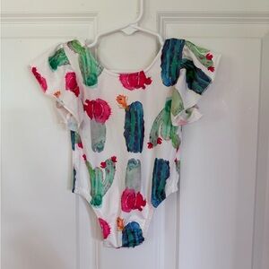 Colorful Cactus Print Baby Onsie Bodysuit - Size 70/6-12 months